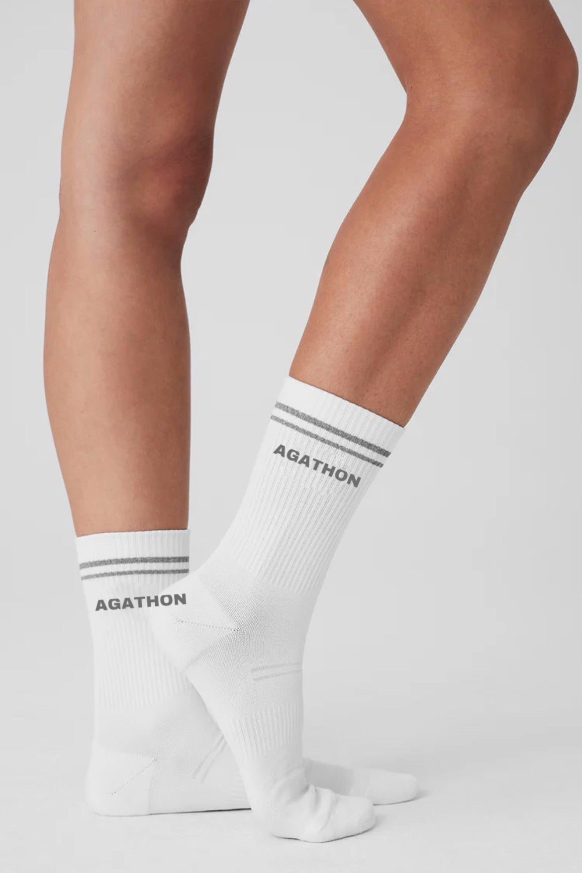 Half-Crew Throwback Grey Sock (Pack of 2)